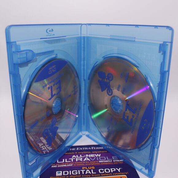 E.T. The Extra-Terrestrial (Blu-ray/DVD, 2012) Anniversary Edition w/ Slipcover - Picture 13 of 15